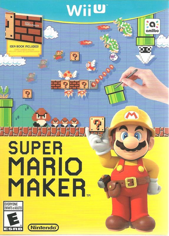 Front cover of Super Mario Maker for Wii U