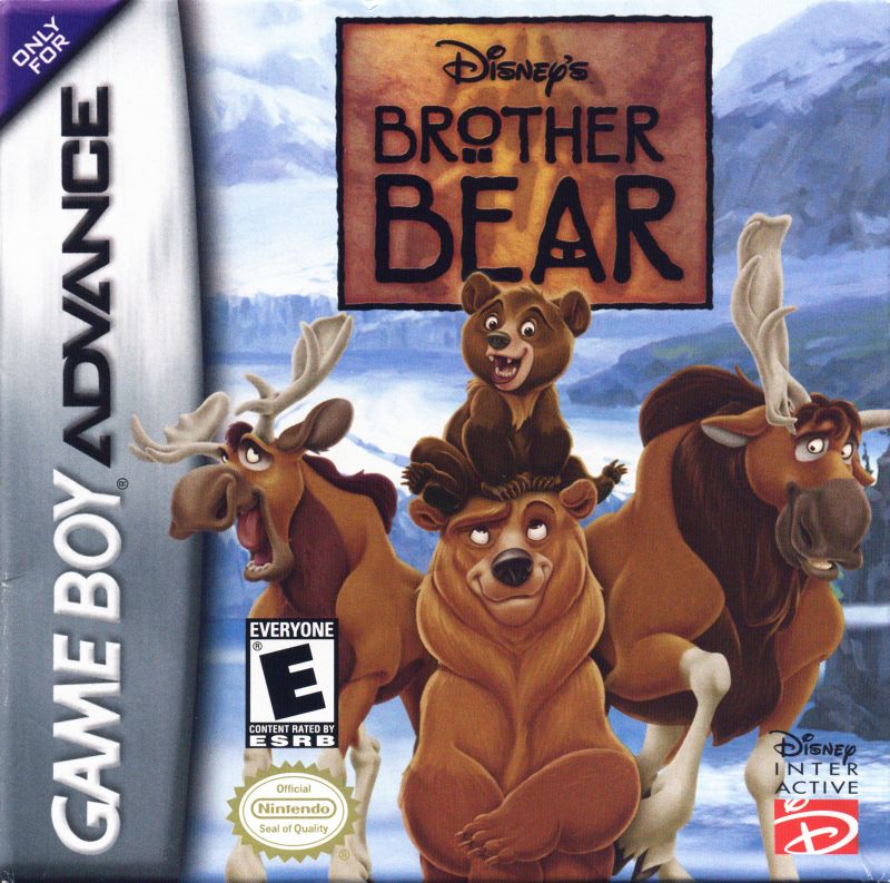 Front cover of Disney's Brother Bear for Game Boy Advance