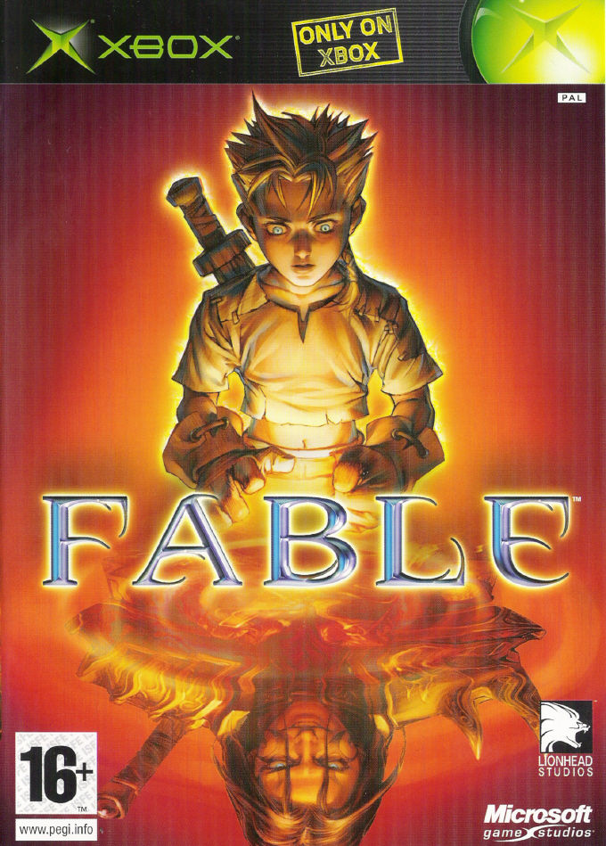 Front cover of Fable for Xbox