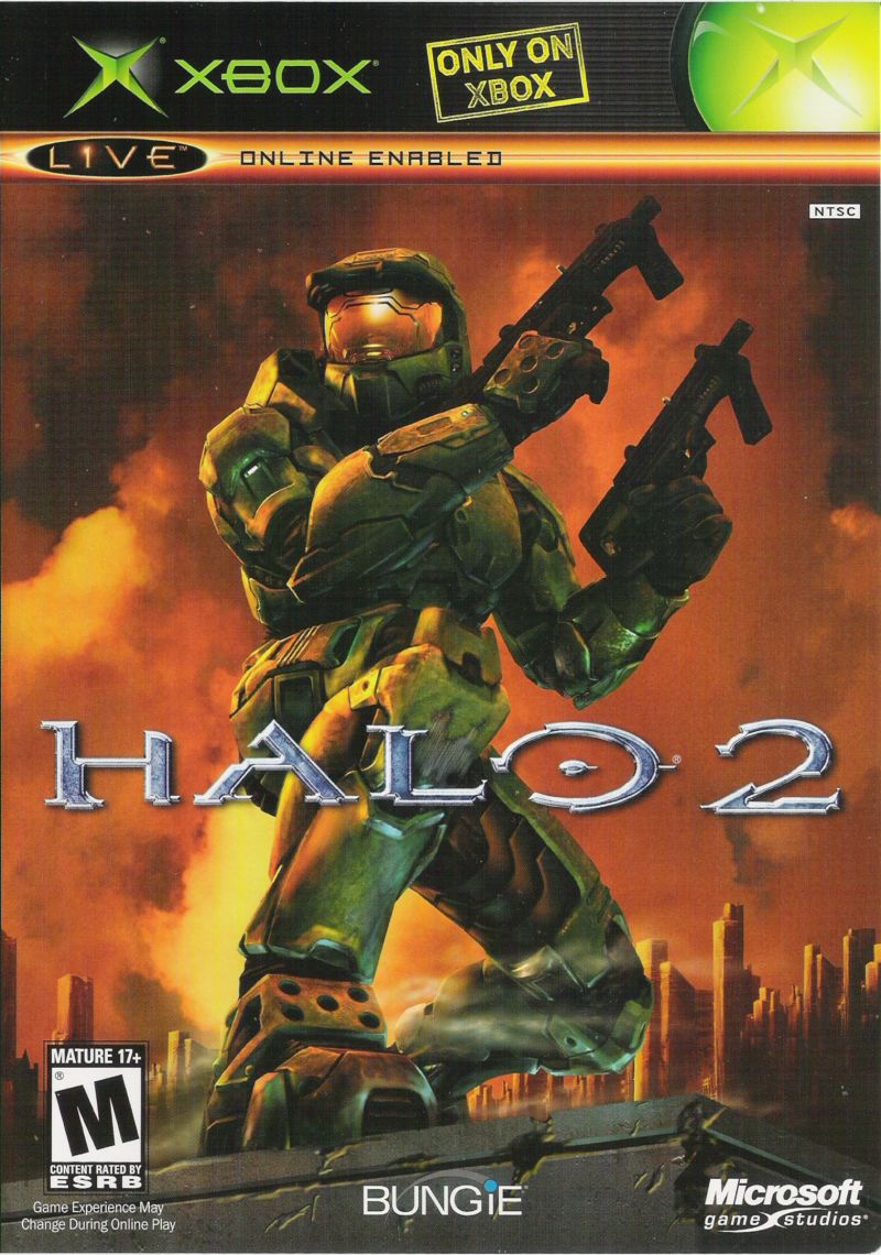 Front cover of Halo 2 for Xbox