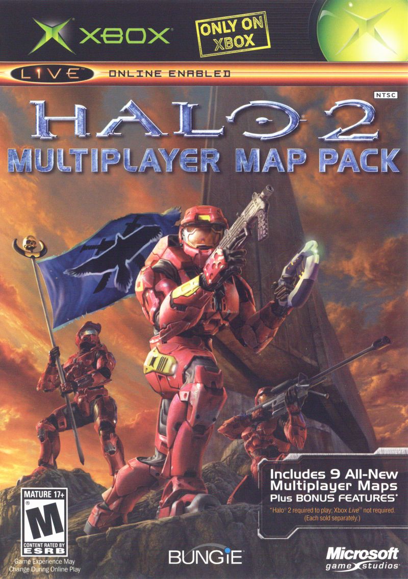 Front cover of Halo 2: Multiplayer Map Pack for Xbox