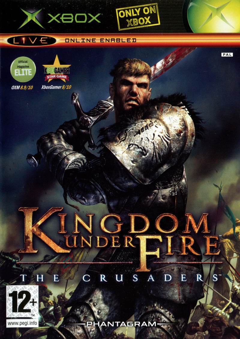 Front cover of Kingdom Under Fire: The Crusaders for Xbox