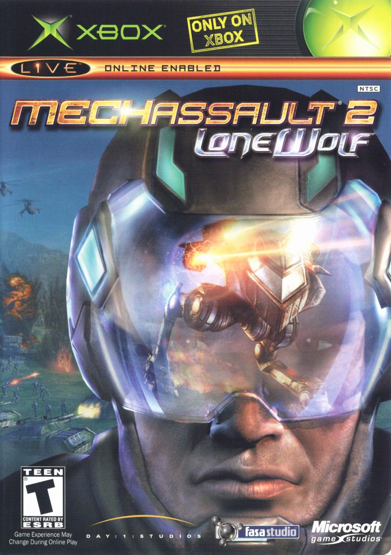 Front cover of MechAssault 2: Lone Wolf for Xbox