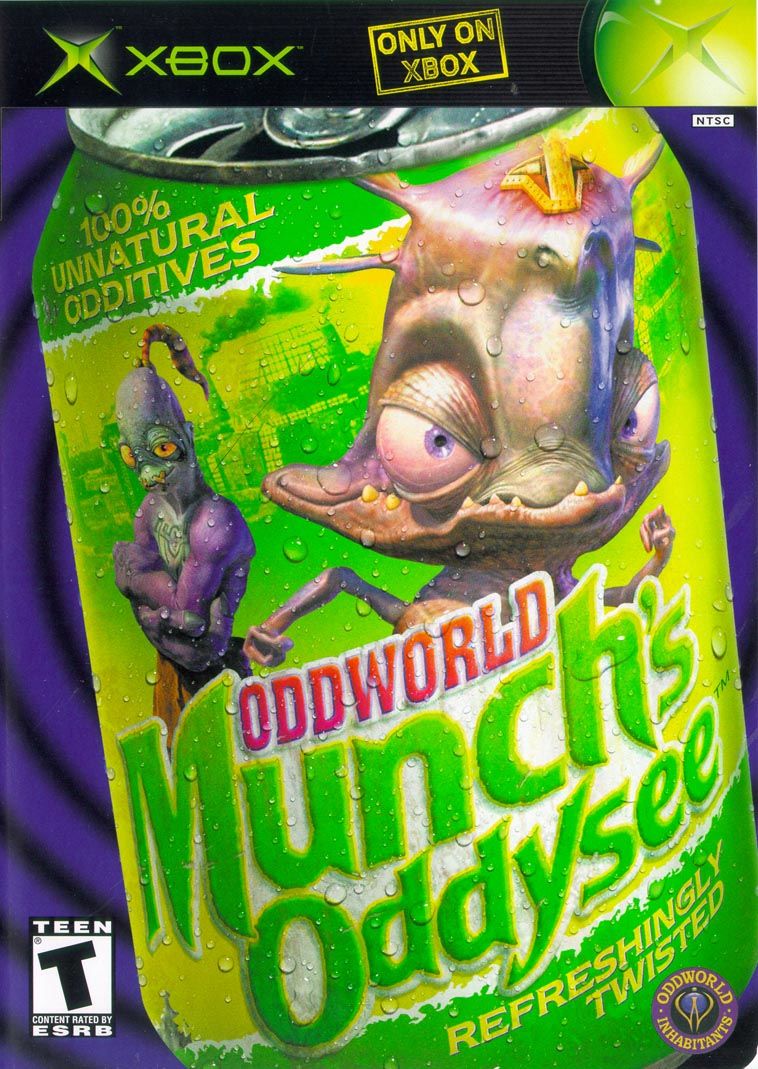 Front cover of Oddworld: Munch's Oddysee for Xbox