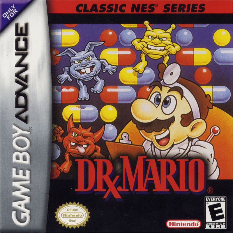 Front cover of Dr. Mario for Game Boy Advance