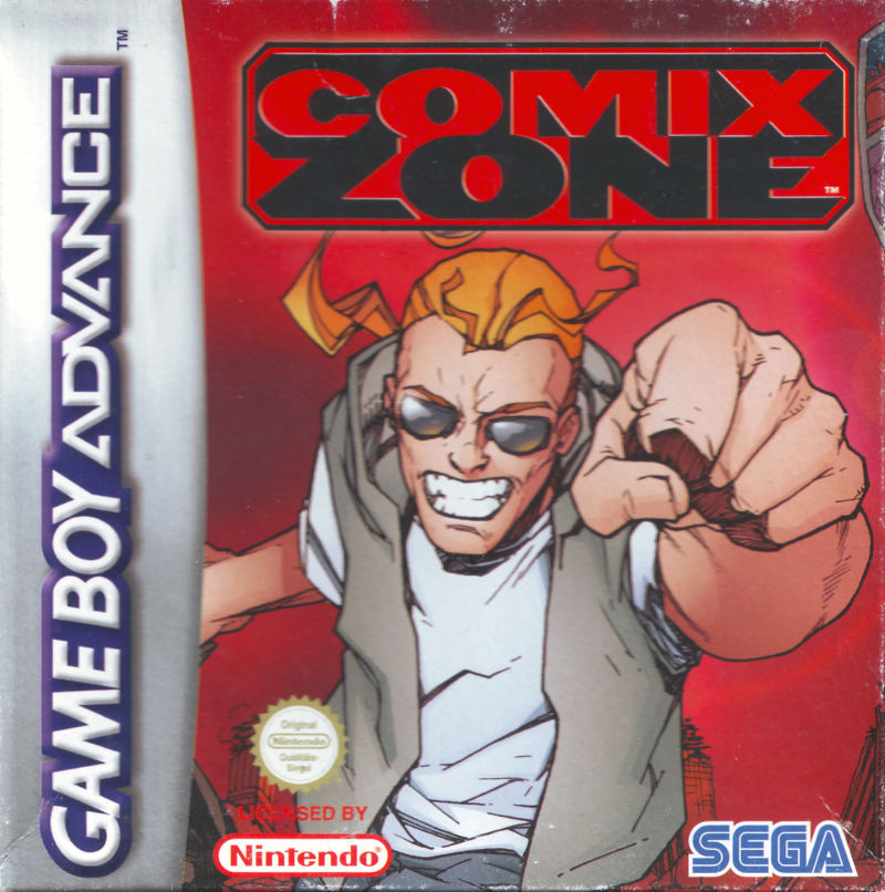 Front cover of Comix Zone for Game Boy Advance