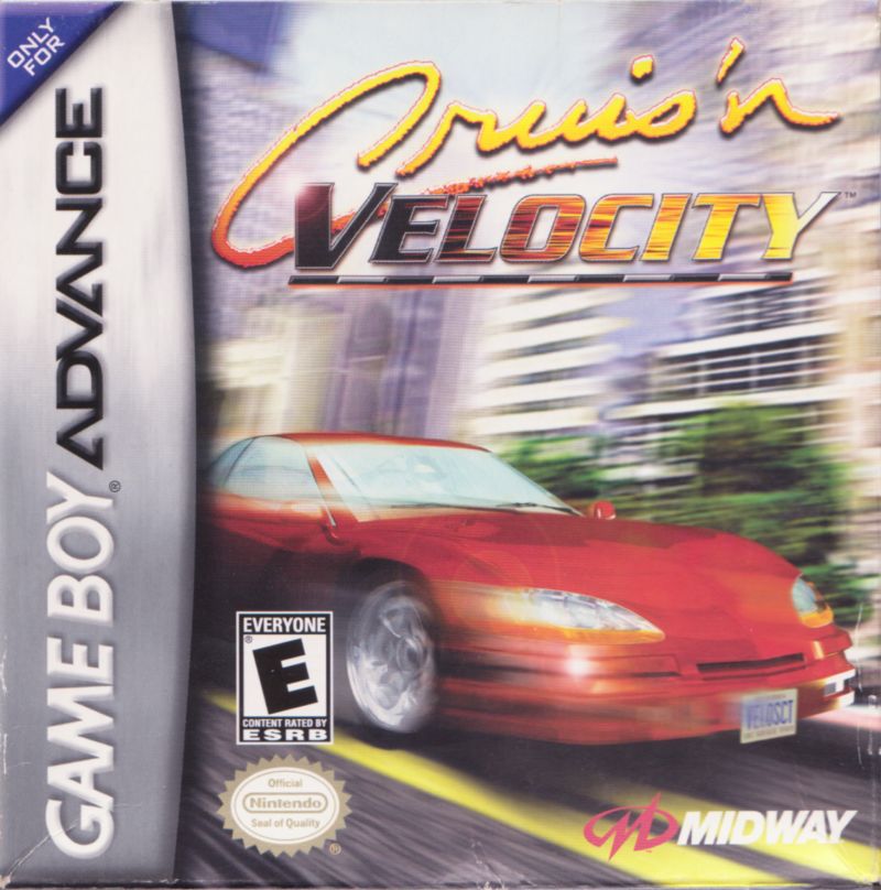 Front cover of Cruis'n Velocity for Game Boy Advance