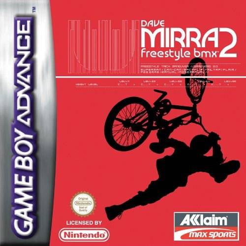 Front cover of Dave Mirra Freestyle BMX 2 for Game Boy Advance