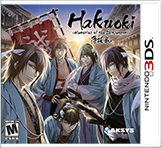 Front cover of Hakuoki: Memories of the Shinsengumi for 3DS