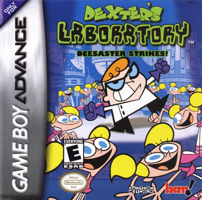 Front cover of Dexter's Laboratory: Deesaster Strikes! for Game Boy Advance