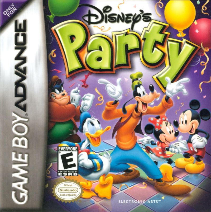 Front cover of Disney's Party for Game Boy Advance