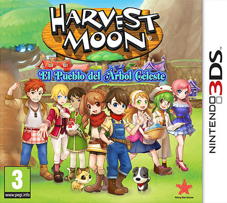 Front cover of Harvest Moon: Skytree Village for 3DS