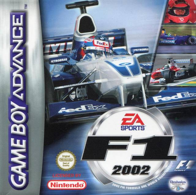 Front cover of F1 2002 for Game Boy Advance