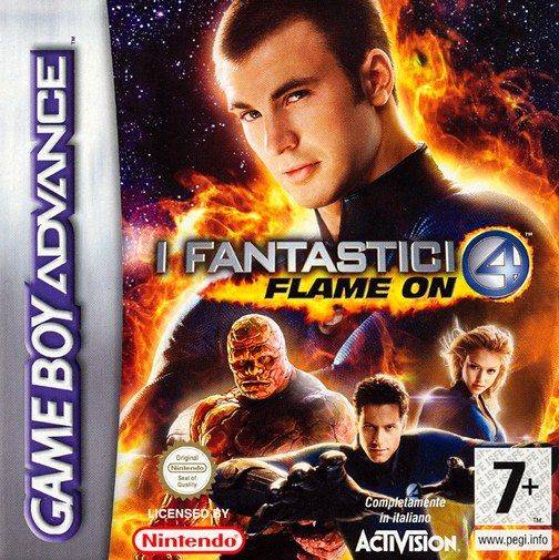 Front cover of Fantastic 4: Flame On for Game Boy Advance