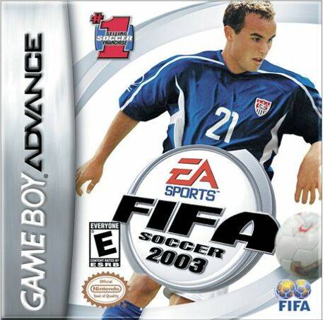 Front cover of FIFA Soccer 2003 for Game Boy Advance