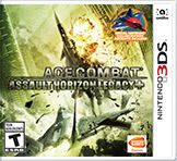 Front cover of Ace Combat: Assault Horizon - Legacy+ for 3DS