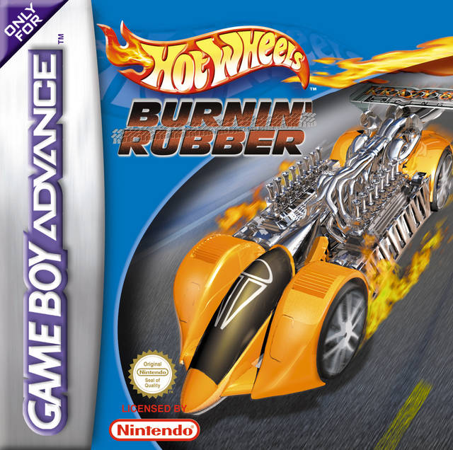 Front cover of Hot Wheels: Burnin' Rubber for Game Boy Advance