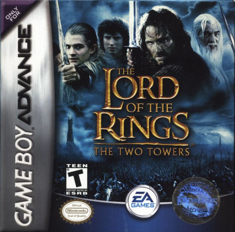 Front cover of The Lord of the Rings: The Two Towers for Game Boy Advance