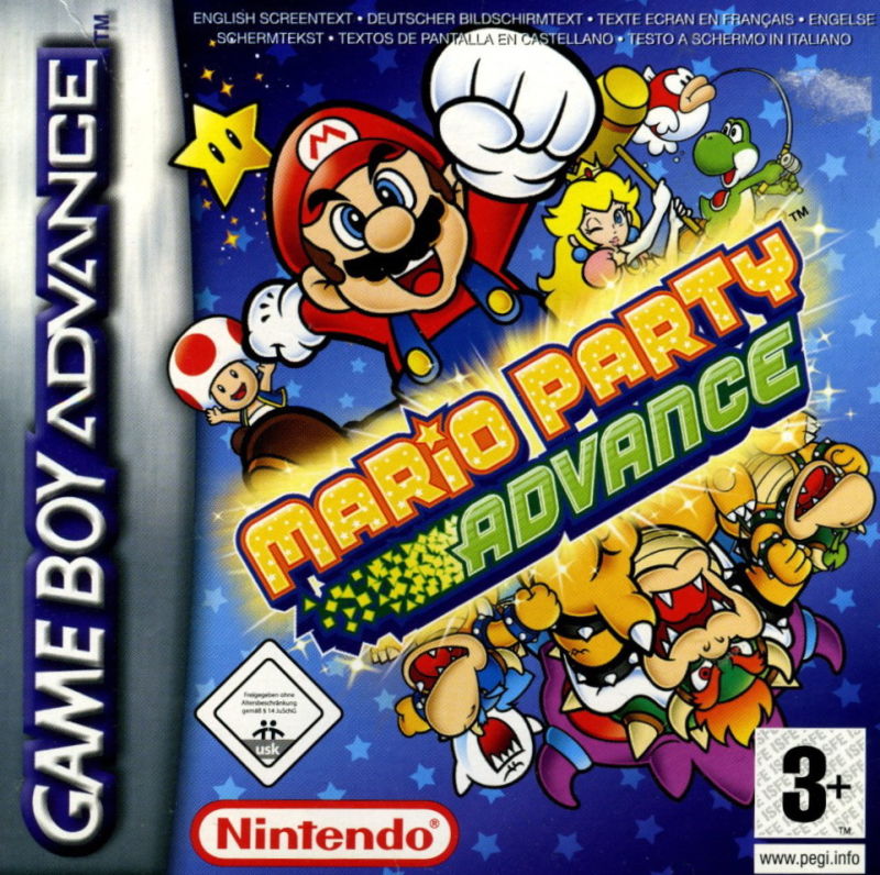 Front cover of Mario Party Advance for Game Boy Advance