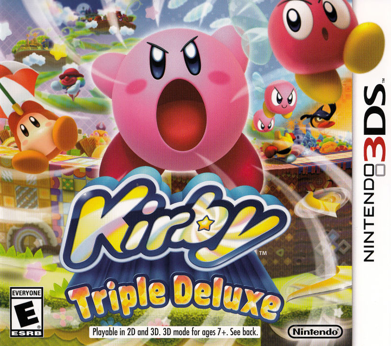 Front cover of Kirby: Triple Deluxe for 3DS