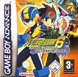 Front cover of Mega Man Battle Network 6: Cybeast Gregar for Game Boy Advance