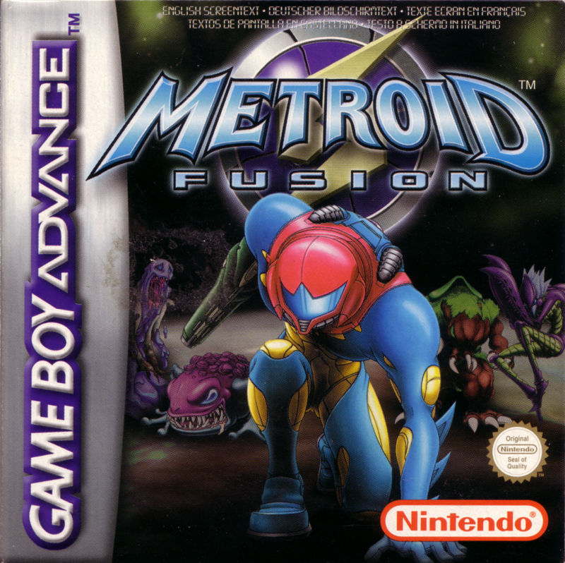 Front cover of Metroid Fusion for Game Boy Advance