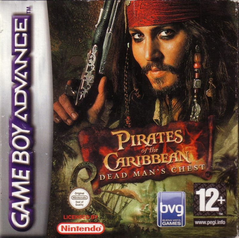 Front cover of Pirates of the Caribbean: Dead Man's Chest for Game Boy Advance