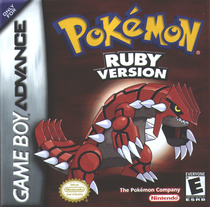 Front cover of Pokémon Ruby Version for Game Boy Advance