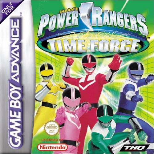 Front cover of Saban's Power Rangers: Time Force for Game Boy Advance