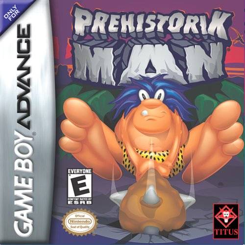 Front cover of Prehistorik Man for Game Boy Advance