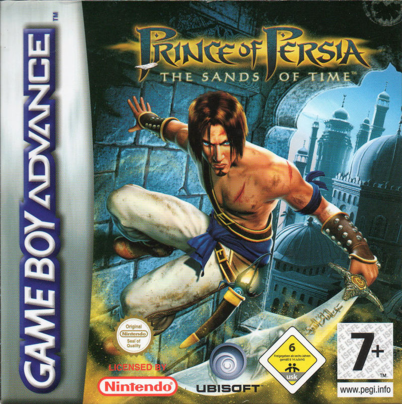 Front cover of Prince of Persia: The Sands of Time for Game Boy Advance