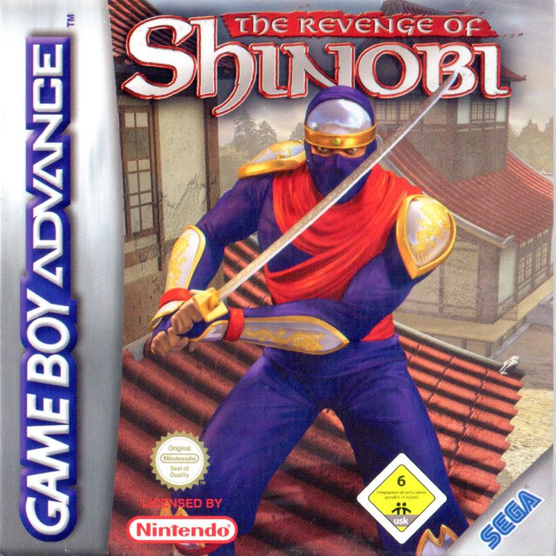 Front cover of The Revenge of Shinobi for Game Boy Advance