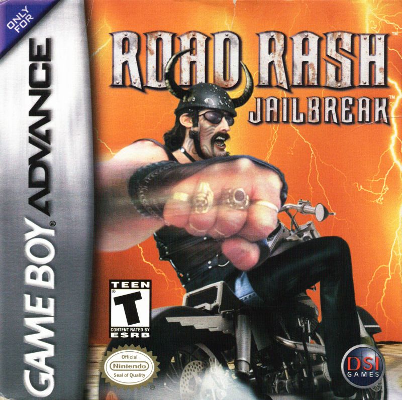 Front cover of Road Rash: Jailbreak for Game Boy Advance