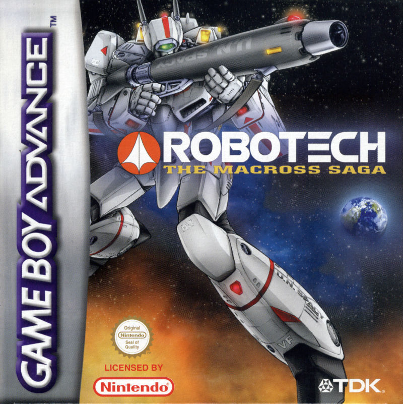 Front cover of Robotech: The Macross Saga for Game Boy Advance