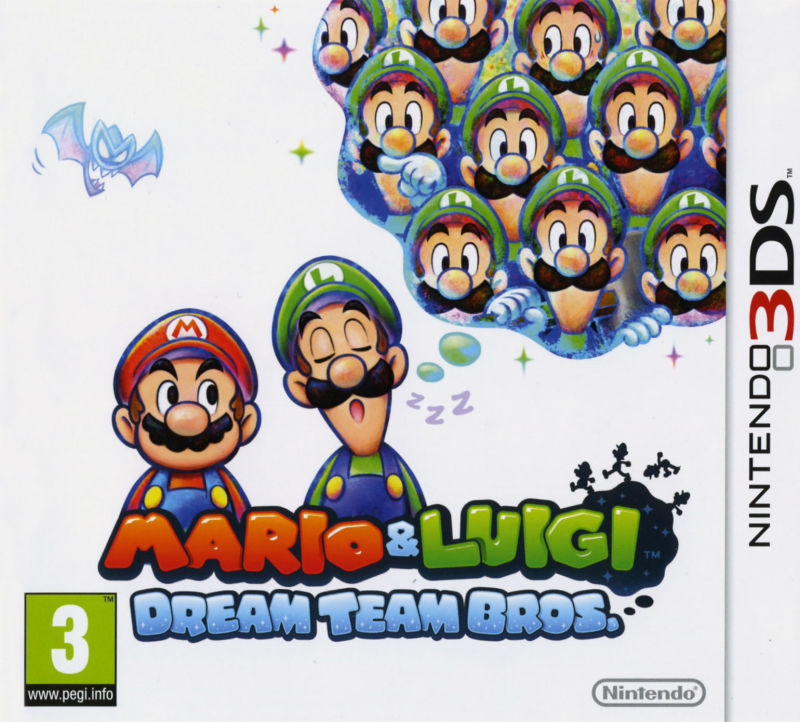 Front cover of Mario & Luigi: Dream Team for 3DS