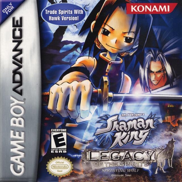 Front cover of Shaman King: Legacy of the Spirits - Sprinting Wolf for Game Boy Advance